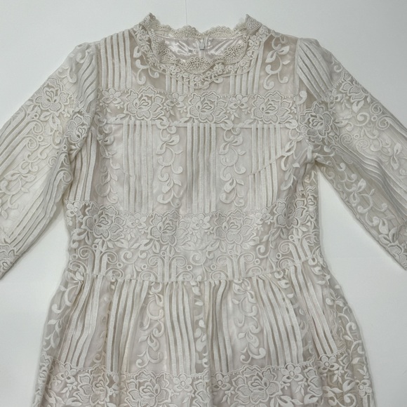 LACE MINI DRESS - Picture 3 of 4